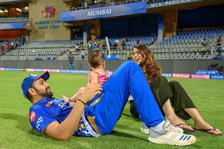 rohit sharma family with daughter