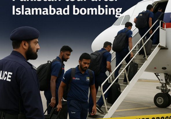 Sri Lankan players leave Pakistan tour after Islamabad bombing