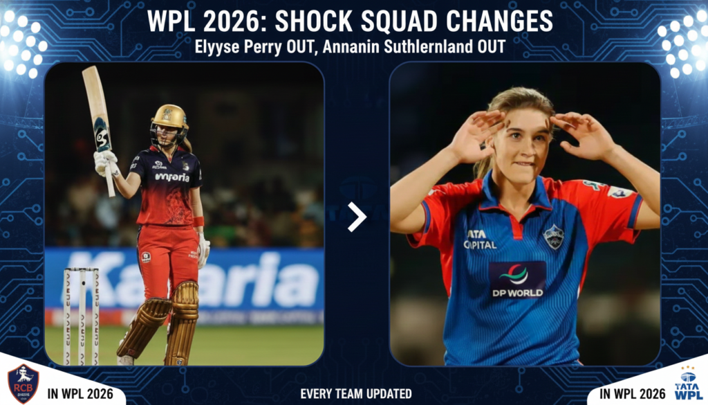 Ellyse Perry & Annabel Sutherland Out of WPL 2026