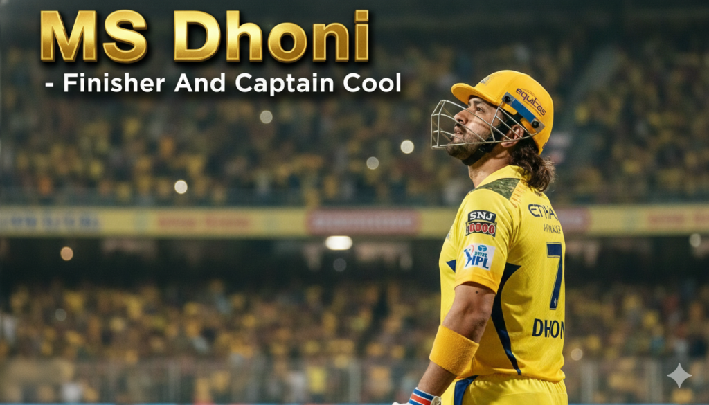 MS Dhoni – Finisher And Captain Cool