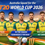 Australia Squad for T20 World Cup 2026