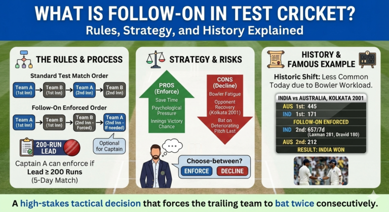 What Is Follow-On in Test Cricket