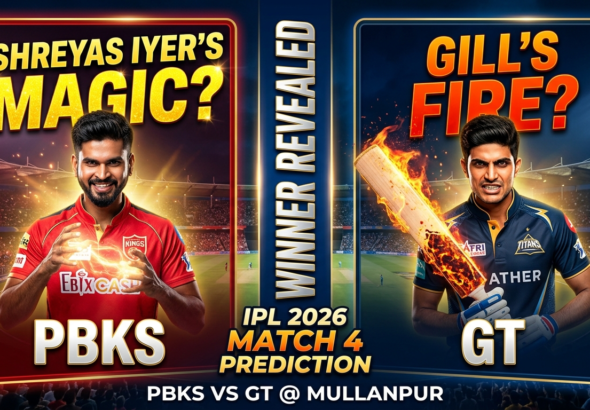 PBKS vs GT Match Winner Prediction